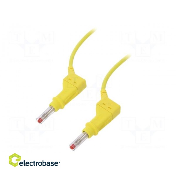Connection cable | 32A | 4mm banana plug-4mm banana plug | Len: 1m