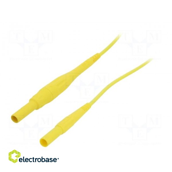Connection cable | 8A | banana plug 4mm,both sides | Urated: 1kV