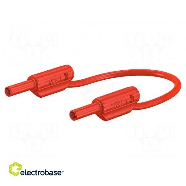 Test lead | 10A | banana plug 2mm,both sides | Urated: 600V | red