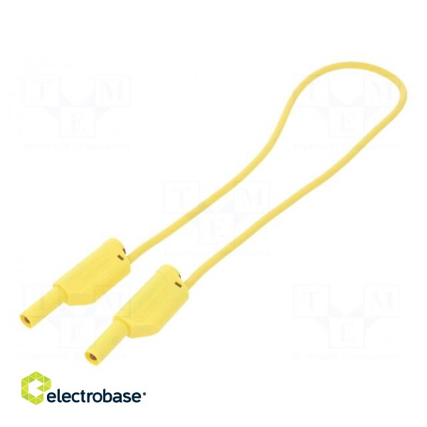 Test lead | 16A | 4mm banana plug-4mm banana plug | Len: 0.5m