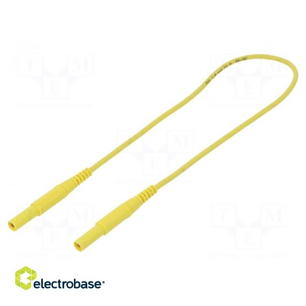 Test lead | 16A | 4mm banana plug-4mm banana plug | Len: 0.5m