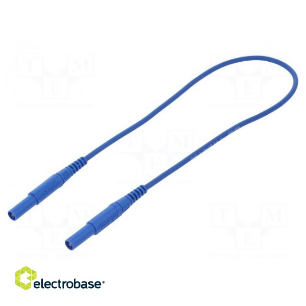 Test lead | 16A | banana plug 4mm,both sides | with protection