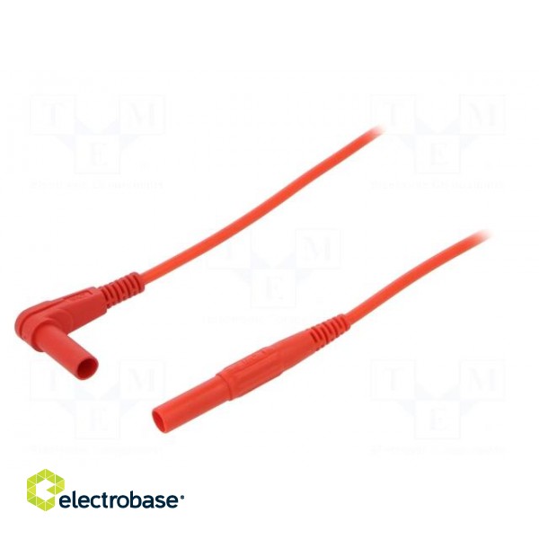 Test lead | 19A | Len: 2m | red | Plating: nickel plated