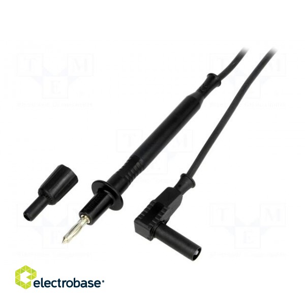 Test lead | 20A | 4mm banana plug-probe tip | with protection