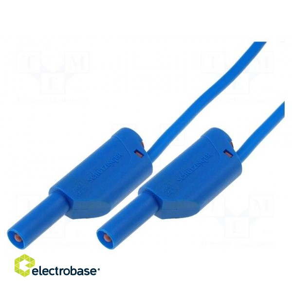 Test lead | 32A | 4mm banana plug-4mm banana plug | Len: 1.5m | blue