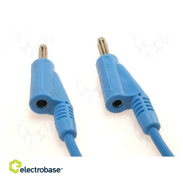 Test lead | 60VDC | 20A | 4mm banana plug-4mm banana plug | Len: 1m