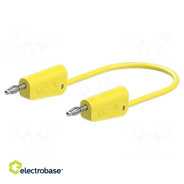 Test lead | 60VDC | 30VAC | 19A | banana plug 4mm,both sides | Len: 1m