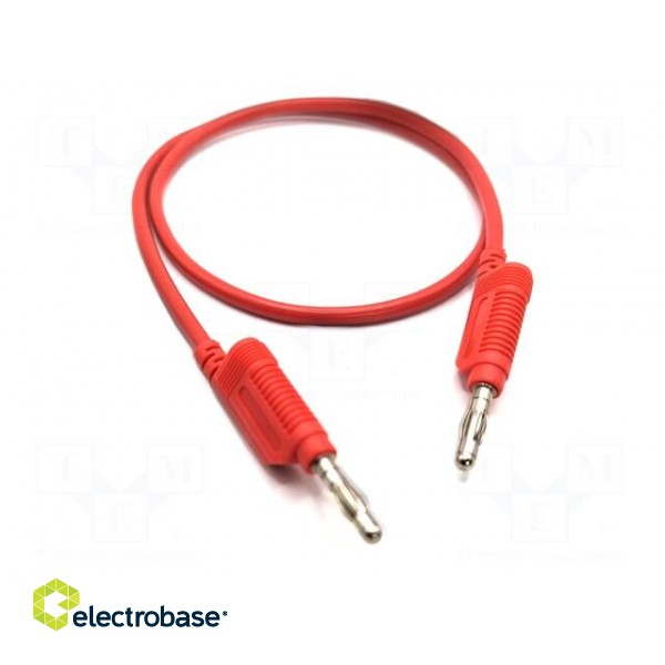 Test lead | 60VDC | 32A | banana plug 4mm,both sides | Len: 1m | red
