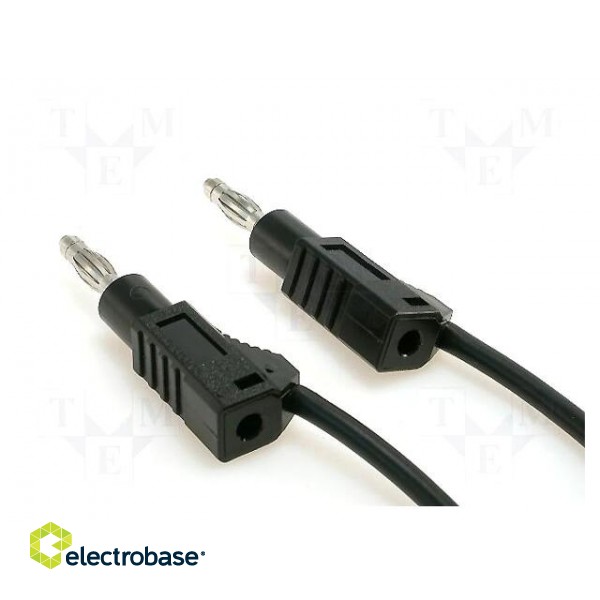 Test lead | 60VDC | 36A | 4mm banana plug-4mm banana plug | Len: 2m