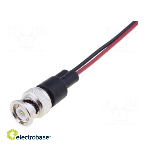 Test lead | 60VDC | BNC male plug-free end | Len: 0.15m