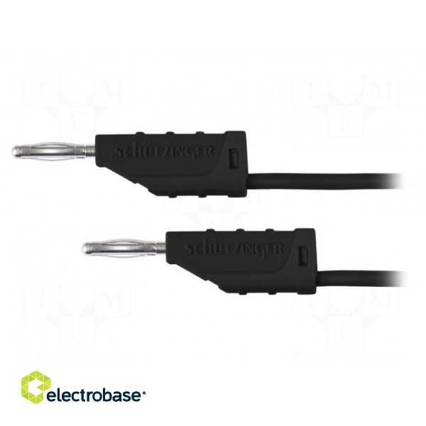 Test lead | 70VDC | 33VAC | 10A | banana plug 2mm,both sides | Len: 1m