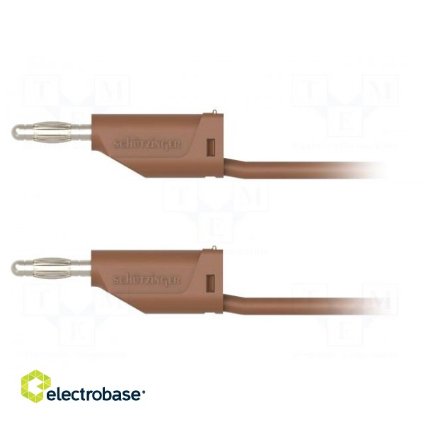 Test lead | 70VDC | 33VAC | 16A | banana plug 4mm,both sides | Len: 1m