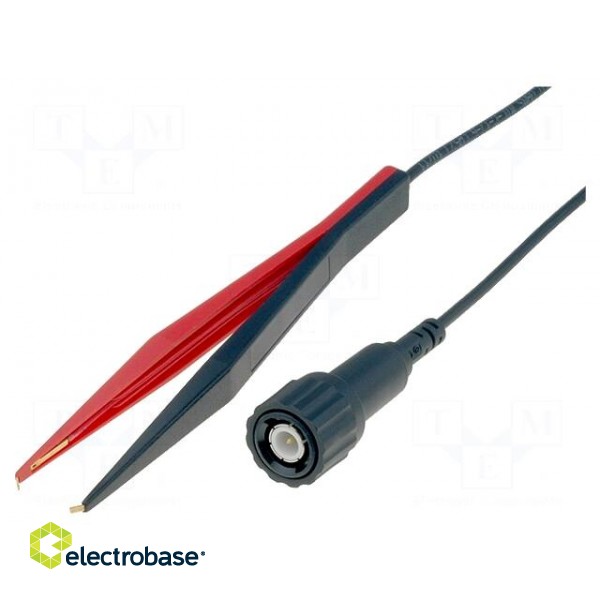 Test tweezers | 60VDC | BNC plug- test tweezer | Len: 1.1m