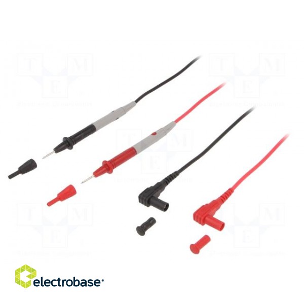 Test leads | Inom: 10A | Len: 0.67m | test leads x2 | red and black