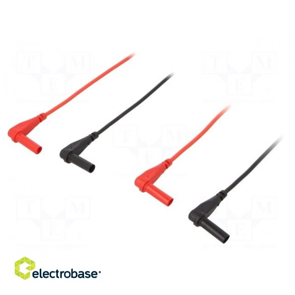 Test leads | Urated: 1kV | Inom: 10A | Len: 1.219m | insulated | -20÷55°C