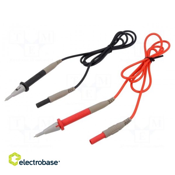 Set of measuring probes | 10A | Wire insul.mat: silicone image 1
