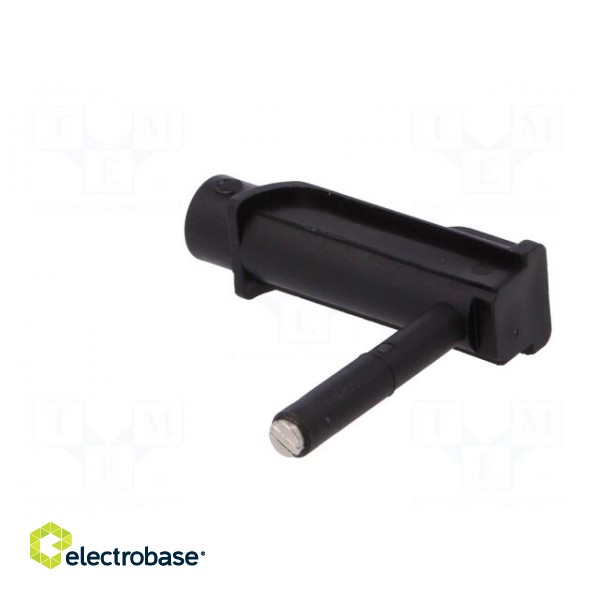 Magnetic cap | 4A | black | Socket size: 4mm | Plating: nickel plated image 4