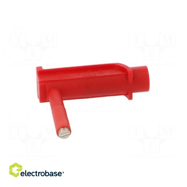 Magnetic cap | 4A | red | Socket size: 4mm | Plating: nickel plated image 9