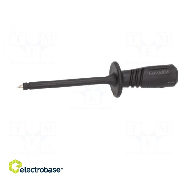 Test probe | 1000V | black | Tip diameter: 2mm | Socket size: 4mm фото 3
