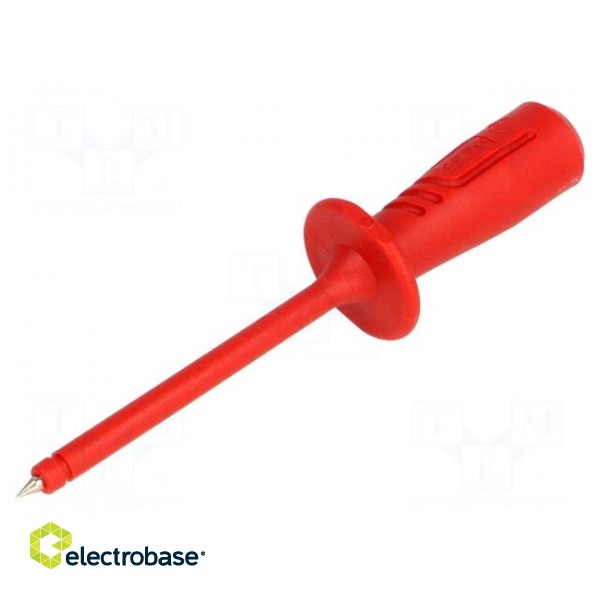 Probe tip | 1000V | red | Tip diameter: 2mm | Socket size: 4mm image 1