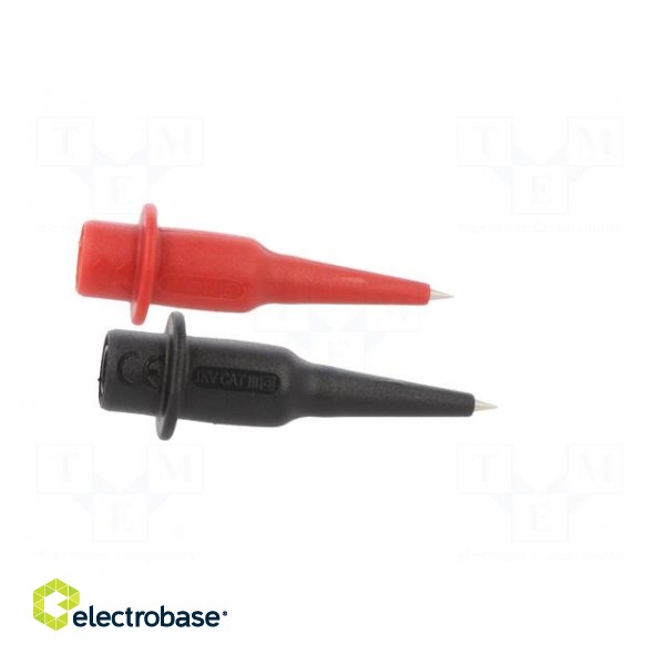 Test probe | 10A | 1kV | red and black | Socket size: 4mm фото 7