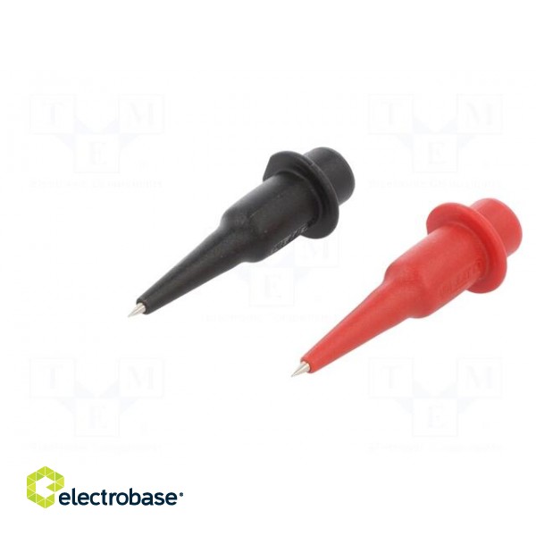 Test probe | 10A | 1kV | red and black | Socket size: 4mm фото 2