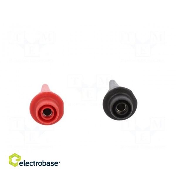 Test probe | 10A | 1kV | red and black | Socket size: 4mm фото 5