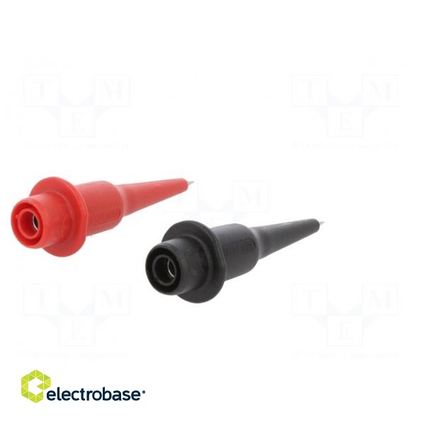 Test probe | 10A | 1kV | red and black | Socket size: 4mm фото 6