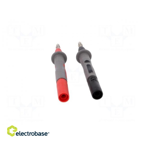 Test probe | 15A | red and black | Socket size: 4mm image 5