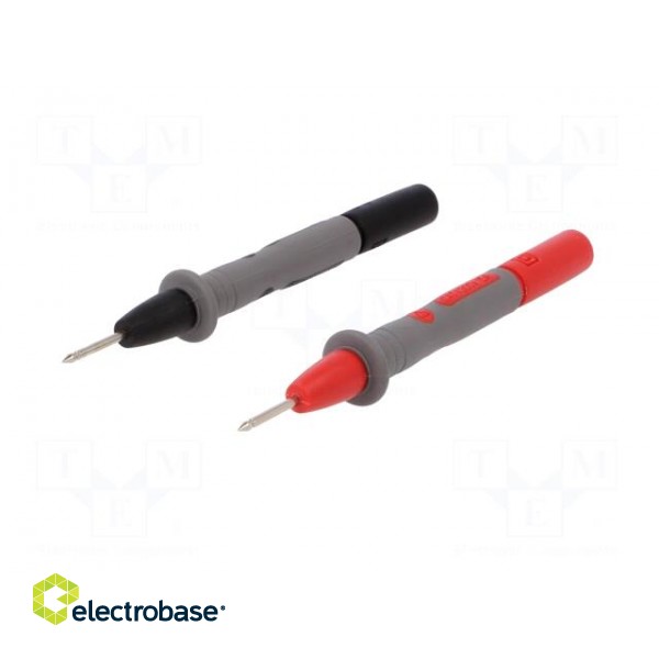 Test probe | 15A | red and black | Socket size: 4mm image 2