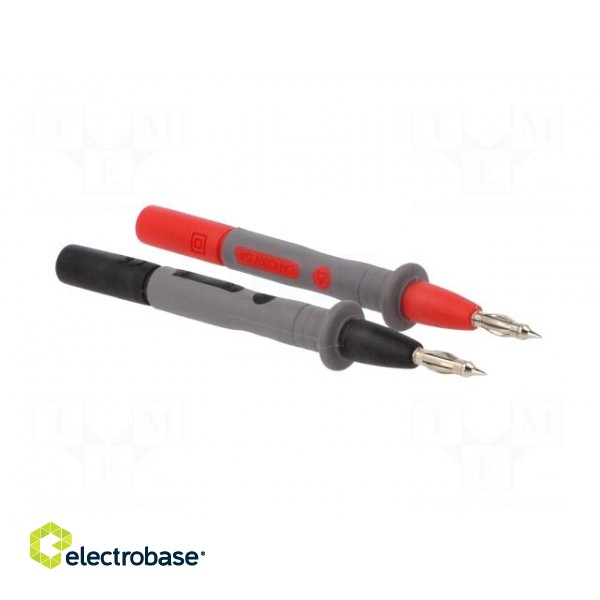 Test probe | 15A | red and black | Socket size: 4mm image 8