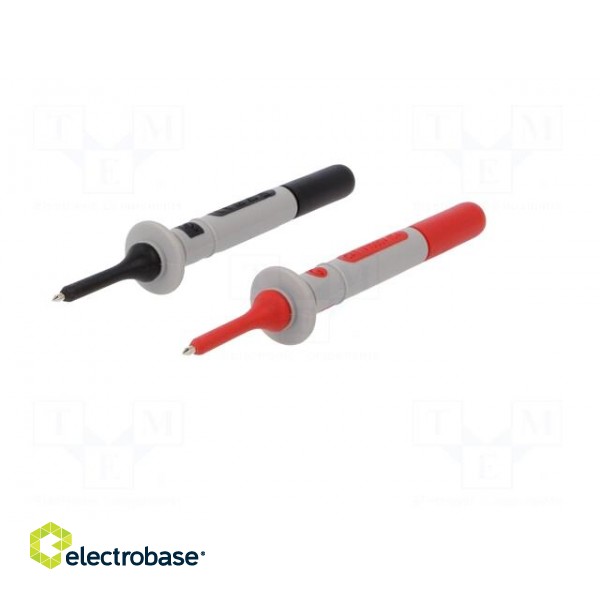 Test probe | 15A | red and black | Socket size: 4mm image 2