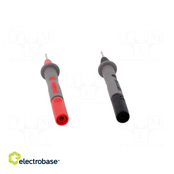Test probe | 15A | red and black | Socket size: 4mm image 5