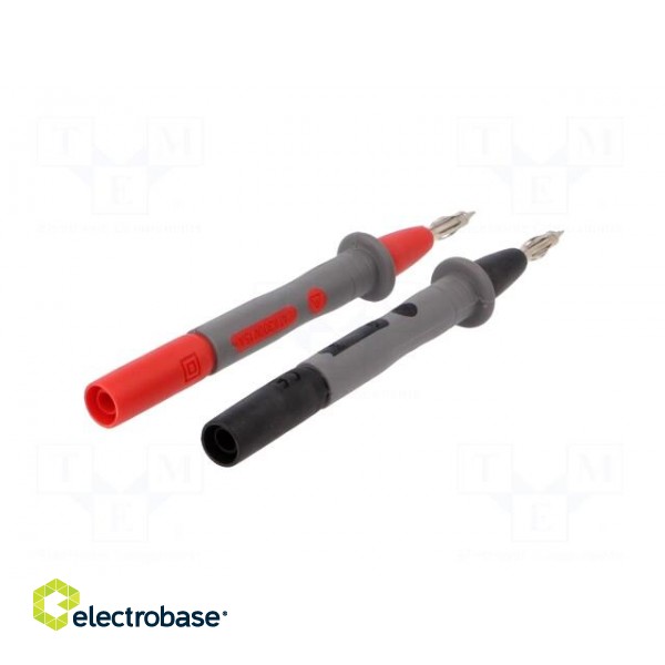 Test probe | 15A | red and black | Socket size: 4mm image 6