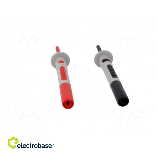 Test probe | 15A | red and black | Socket size: 4mm image 5