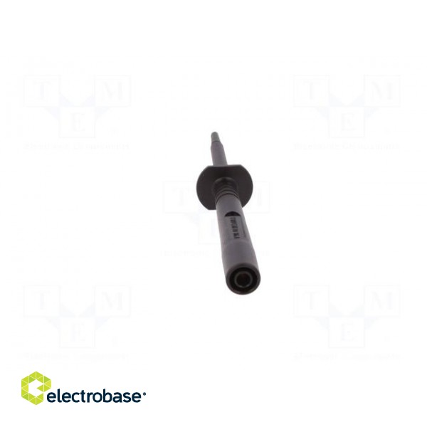 Test probe | 16A | black | Socket size: 4mm | Plating: nickel plated image 5