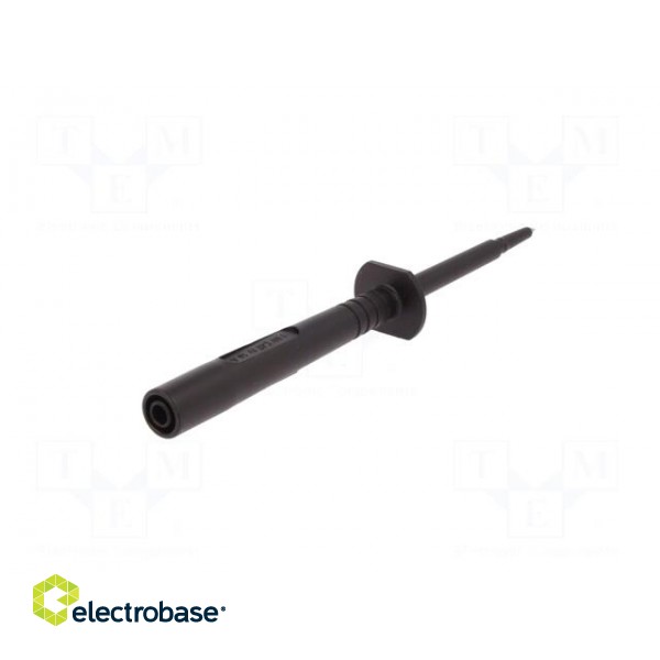 Test probe | 16A | black | Socket size: 4mm | Plating: nickel plated фото 6