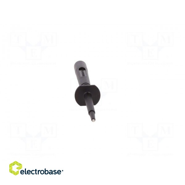 Test probe | 16A | black | Socket size: 4mm | Plating: nickel plated image 9