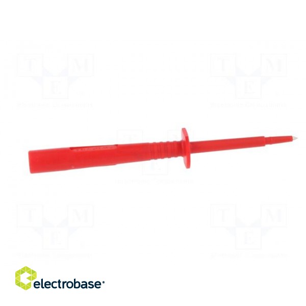 Test probe | 16A | red | Socket size: 4mm | Plating: nickel plated paveikslėlis 7