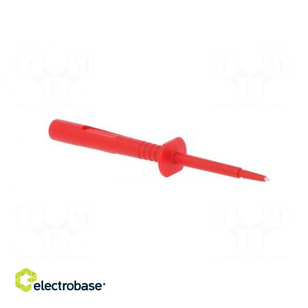 Test probe | 16A | red | Socket size: 4mm | Plating: nickel plated paveikslėlis 8