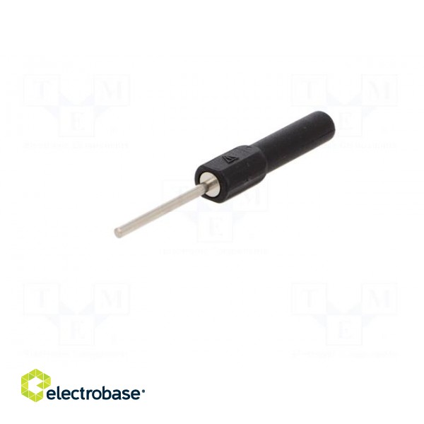 Test probe | 19A | black | Overall len: 58.5mm | Socket size: 4mm image 2