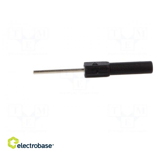 Test probe | 19A | black | Overall len: 58.5mm | Socket size: 4mm image 3