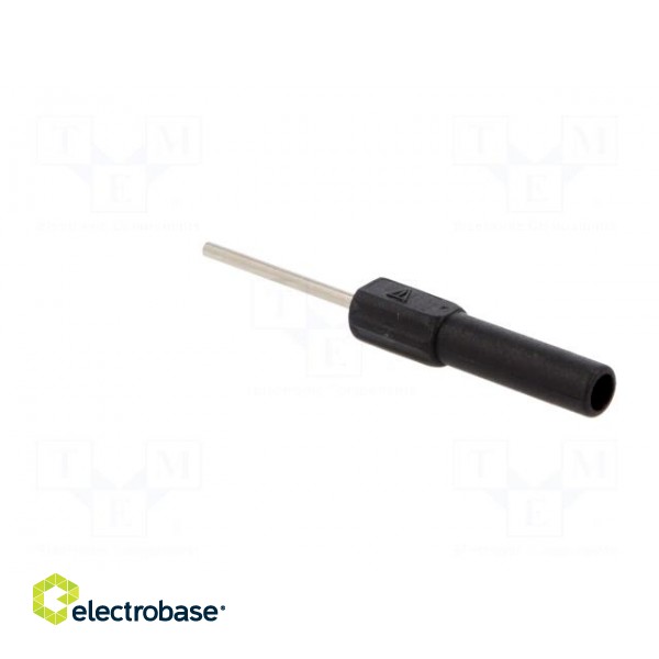 Test probe | 19A | black | Overall len: 58.5mm | Socket size: 4mm image 4