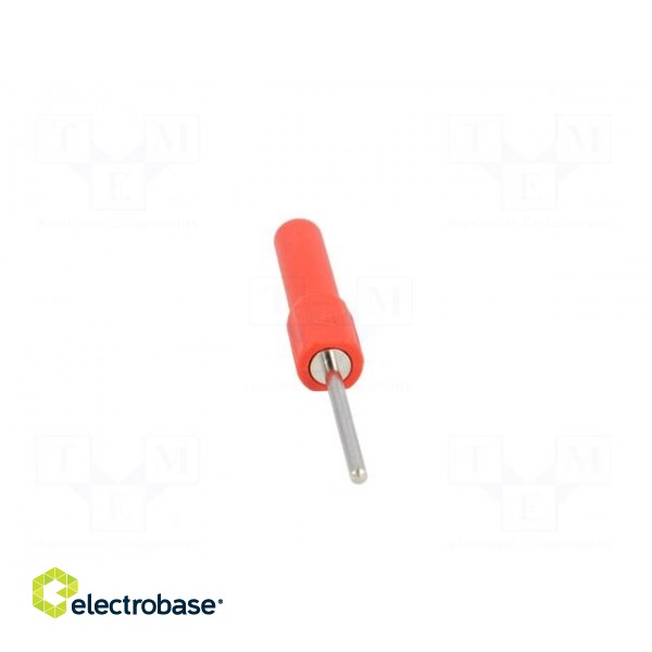 Test probe | 19A | red | Overall len: 58.5mm | Socket size: 4mm | Ø: 2mm image 9