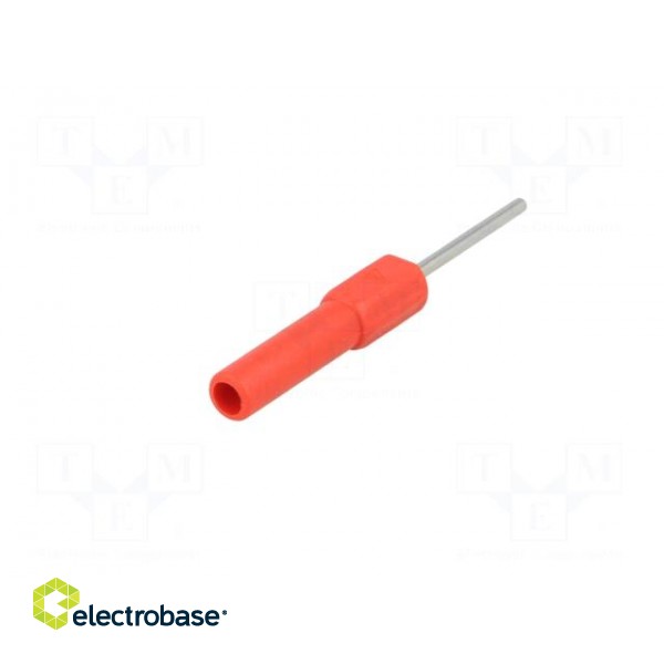 Test probe | 19A | red | Overall len: 58.5mm | Socket size: 4mm | Ø: 2mm paveikslėlis 6