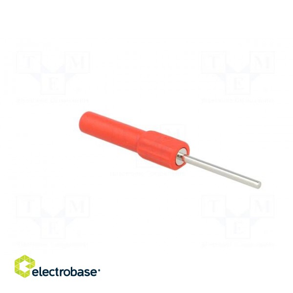 Test probe | 19A | red | Overall len: 58.5mm | Socket size: 4mm | Ø: 2mm image 8