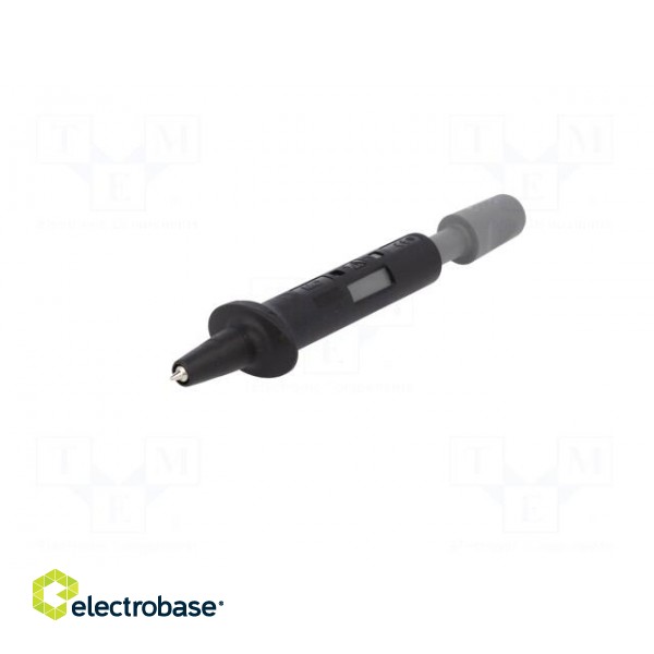 Test probe | 1A | black | Tip diameter: 2mm | Socket size: 4mm фото 2