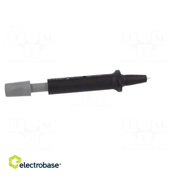 Test probe | 1A | black | Tip diameter: 2mm | Socket size: 4mm фото 7