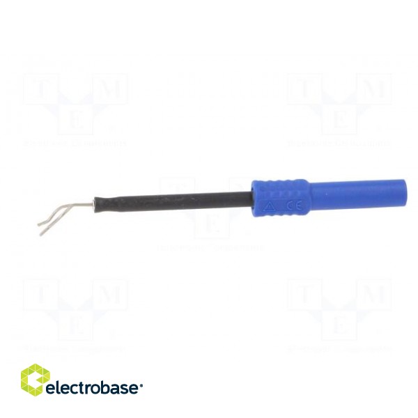 Test probe | 1A | blue | Socket size: 4mm | Plating: nickel plated image 3