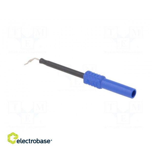 Test probe | 1A | blue | Socket size: 4mm | Plating: nickel plated image 4